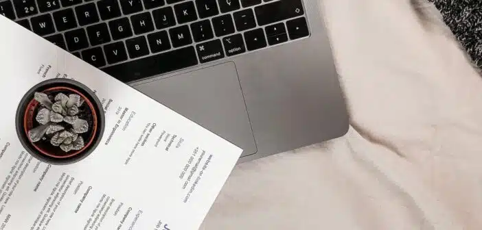white printer paper on macbook pro
