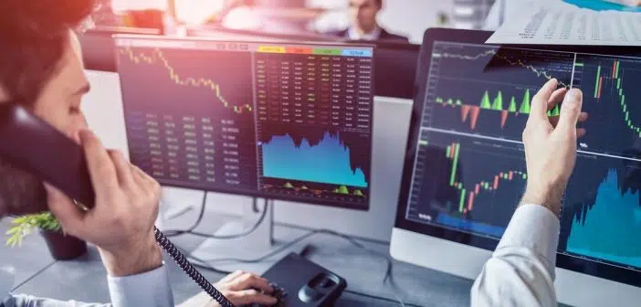 Deux hommes traders