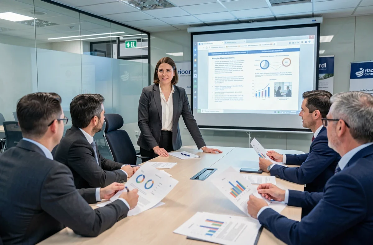 Formatrice animant un atelier de management et commerce à la CCI Formation des Côtes-d'Armor