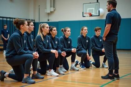 Étudiants en formation BTS MCO spécialité sport en classe dynamique